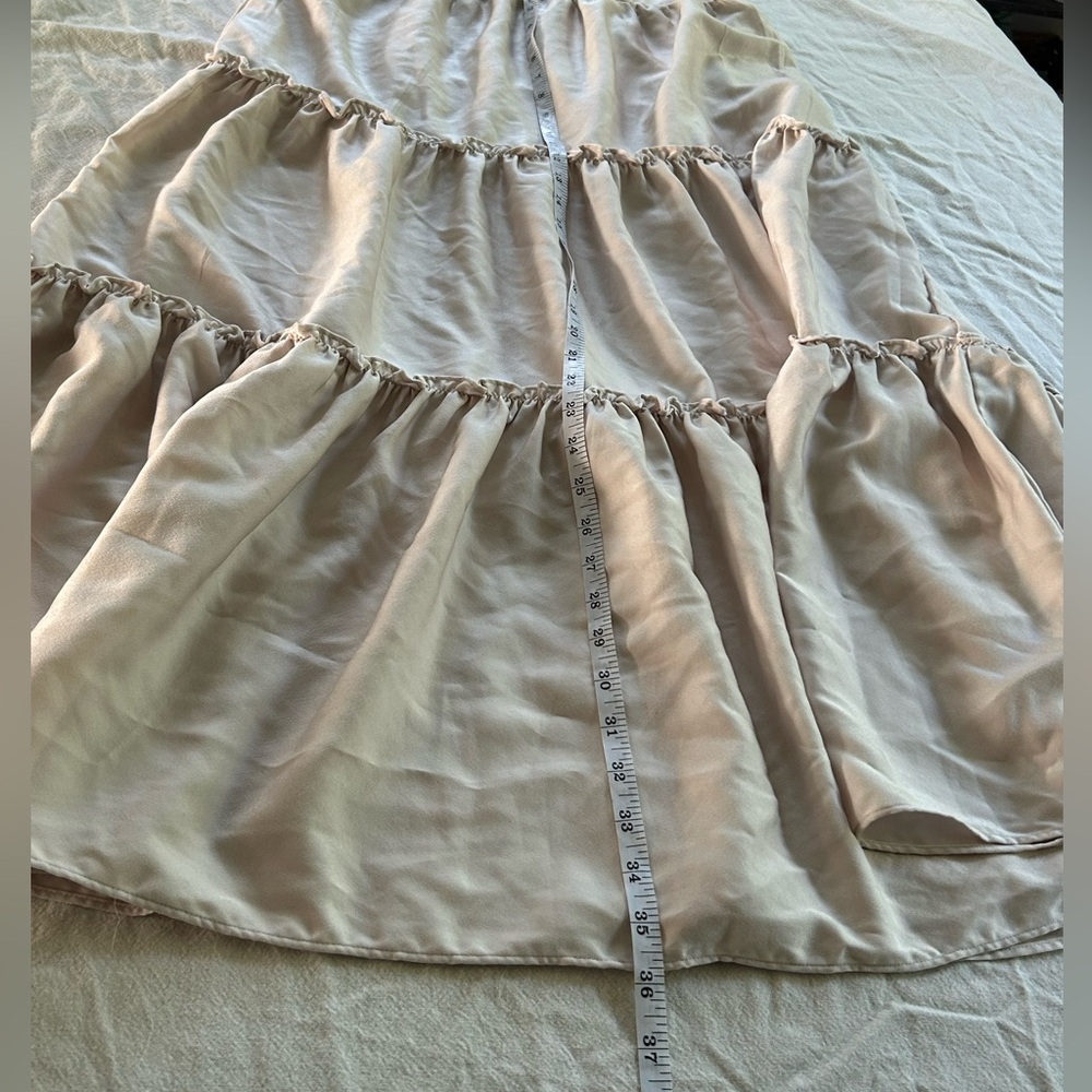 Marc New York Cream Tiered Maxi Skirt - Picture 4 of 5